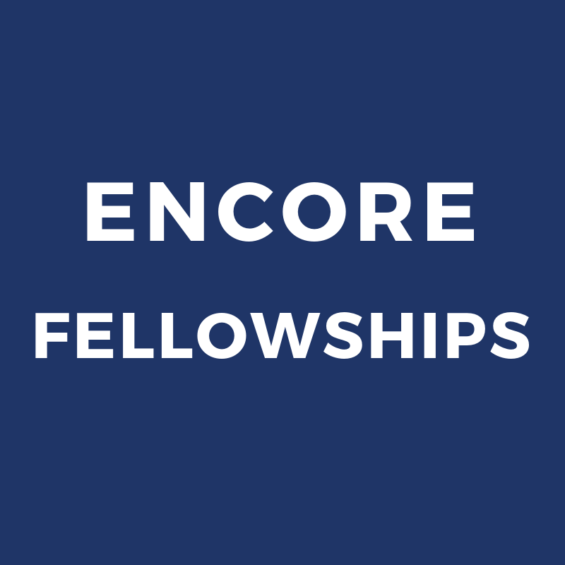 Encore Fellowships logo blue