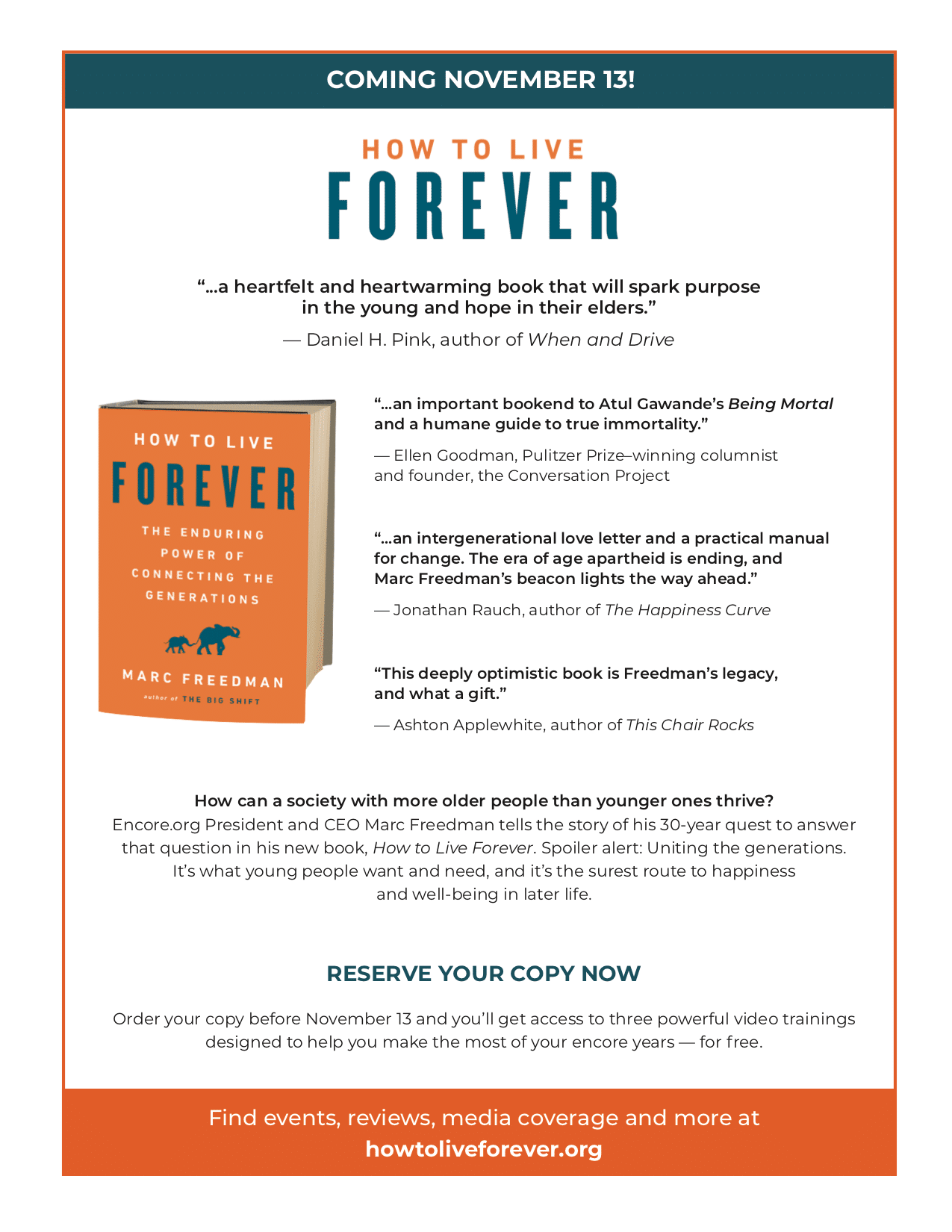 How To Live Forever Spread The Word Encore Org